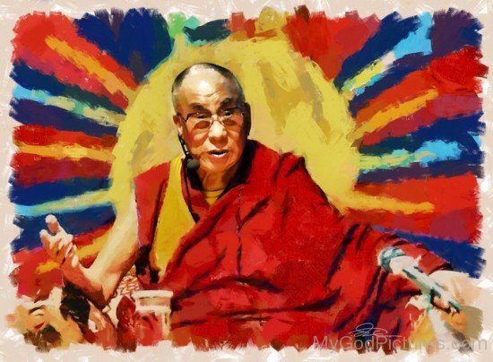 Painting Of Dalai Lama