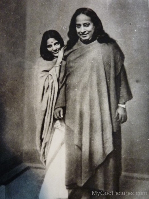 Paramahansa Yogananda With Anandamayi Maa