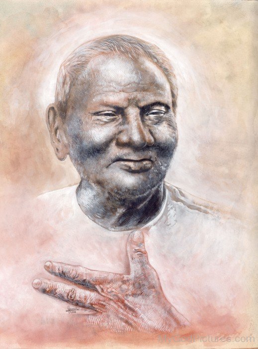 Portrait Of Nisargadatta Maharaj