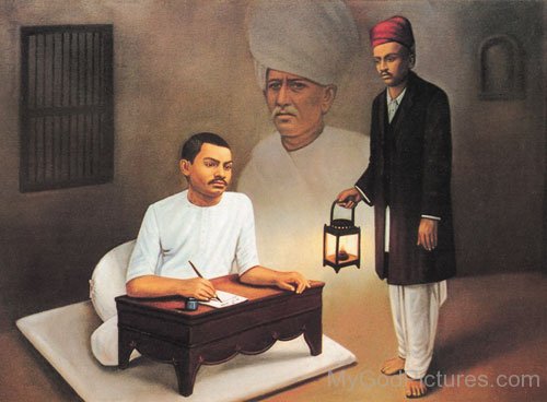 Portrait Of Shrimad Rajchandra Ji