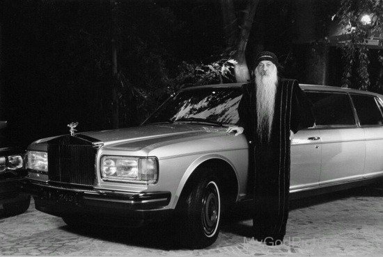 Rajneesh Osho With His Car