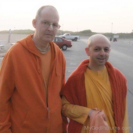 Satsvarupa dasa Goswami With Yadunandana Swami