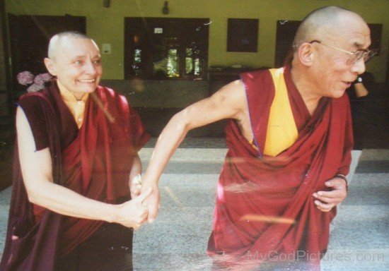 Tenzin Palmo With Dalai Lama