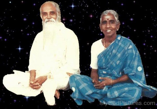 Vethathiri Maharishi With His Wife