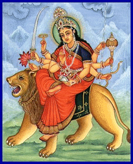 Animated Picture Of Goddess Katyayini