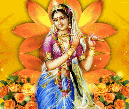 Animated Picture Of Goddess Radha