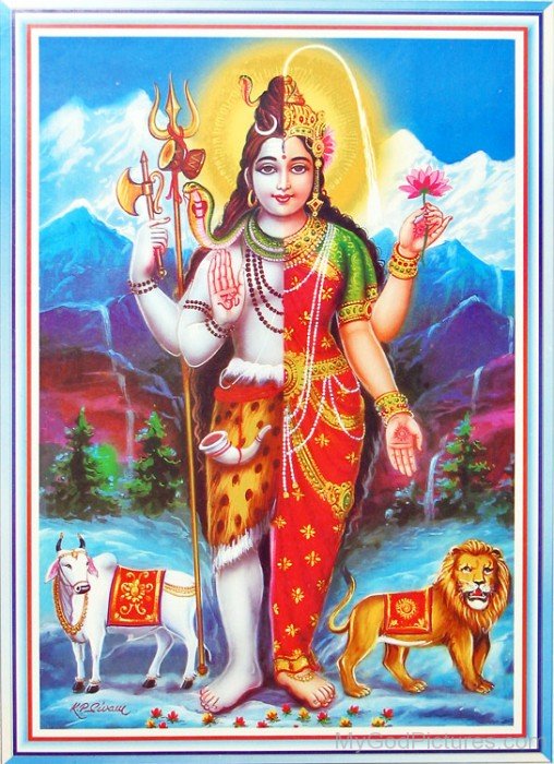 Ardhanarishvara Frame Picture