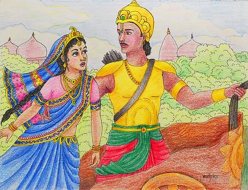 Lord Arjuna Ji Images Pictures My God Pictures