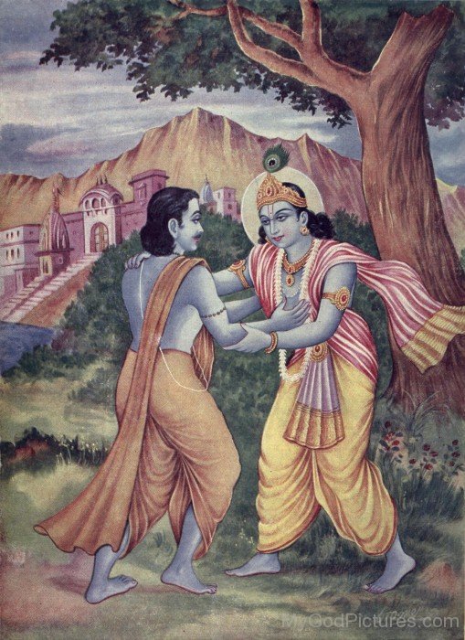 Arjuna And Lord Krishna