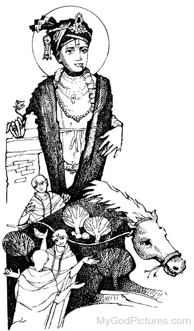 Bhagwan Swaminarayan Sketch