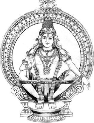 Drawing Of Lord Ayyappan
