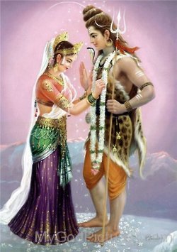 Goddess Gauri And Lord Shiva