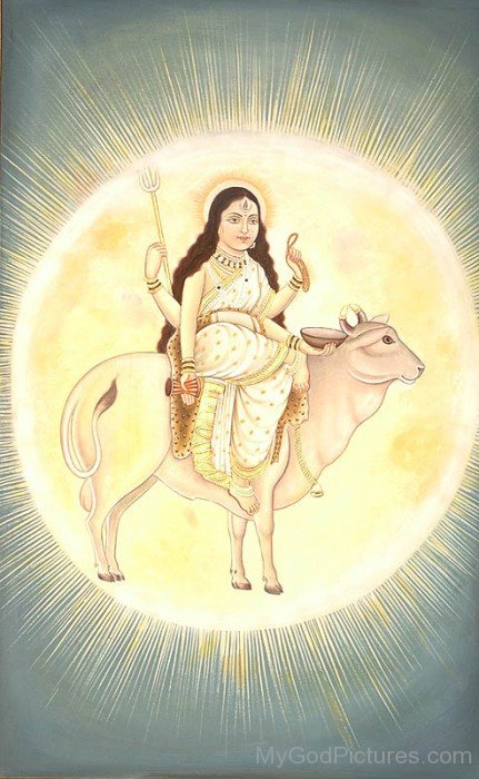 Goddess Gauri Mount On Bull