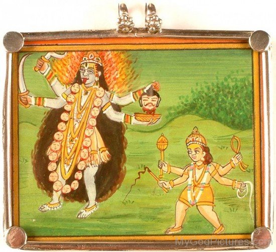 Goddess Kali And Lord Bhairava