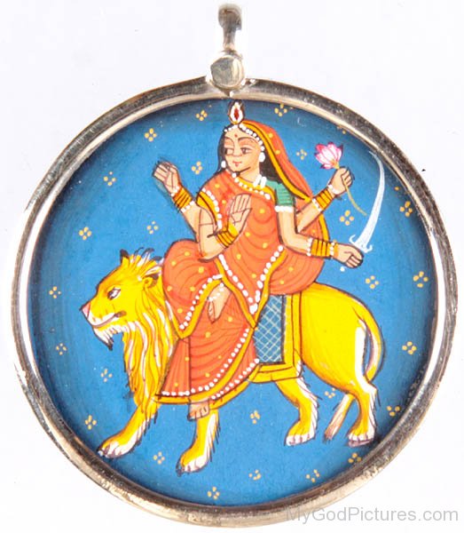 Goddess Katyayini Painting