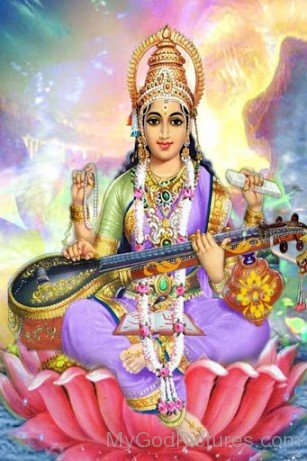 Goddess Of Knowledge Saraswati