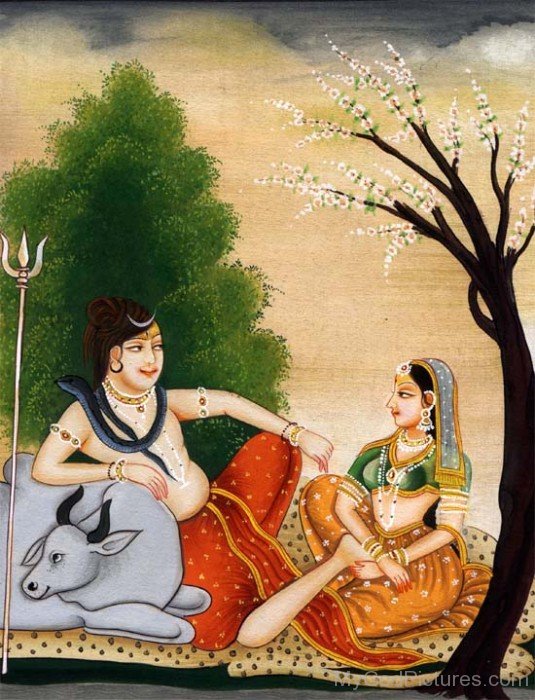 Goddess Parvati And Lord Shiva Image