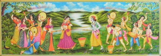 Goddess Radha And Krishna Image