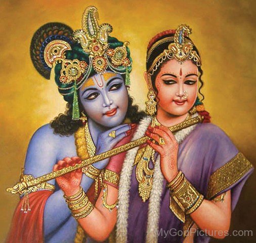 Goddess Radha And Lord Krishna Picture