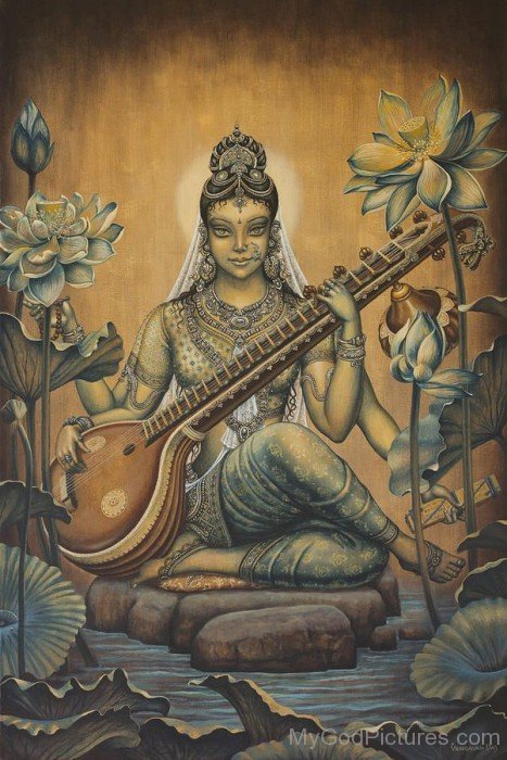 Goddess Shakti Saraswati