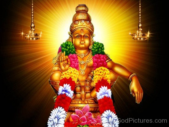 Golden Statue Of Ayyappan