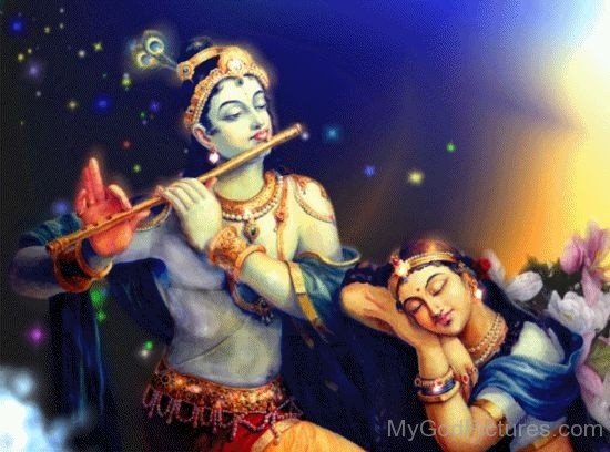 Hindu God And Goddess Radha Krishna