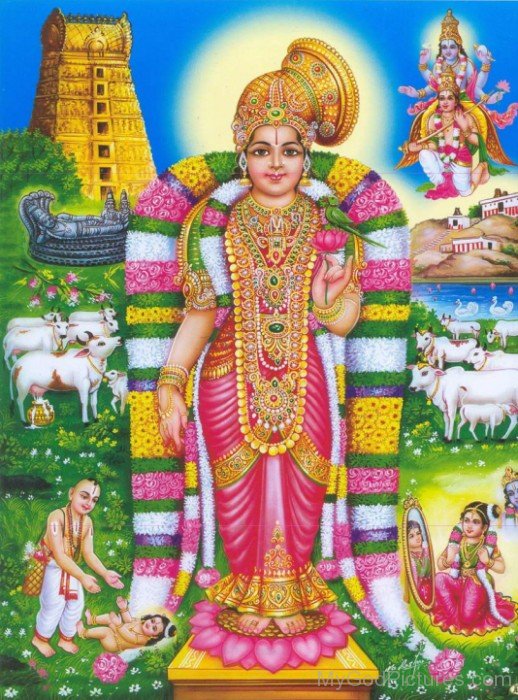 Hindu Goddess Meenakshi
