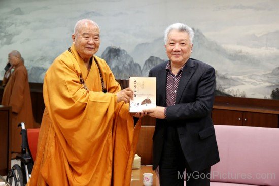 Hsing Yun And Professor Liu Dajun