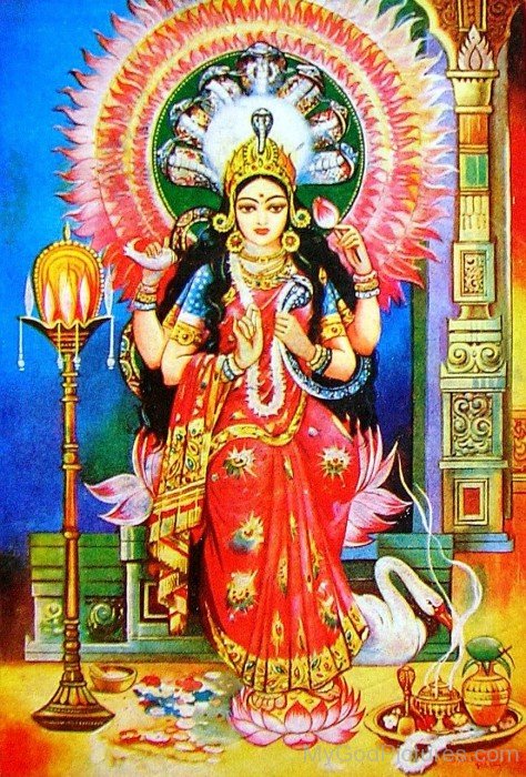 Image Of Goddess Manasa