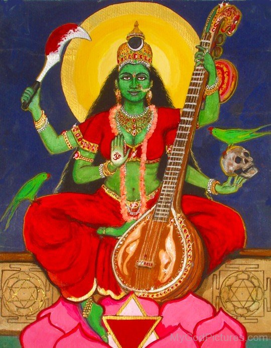 Image Of Goddess Matangi