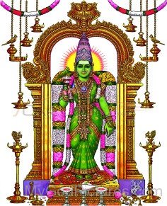 Image Of Goddess Meenakshi