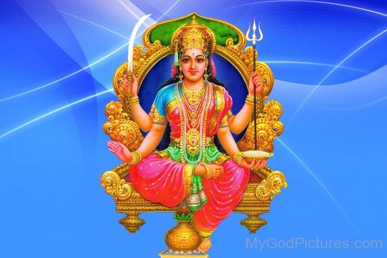 Image Of Goddess Santoshi