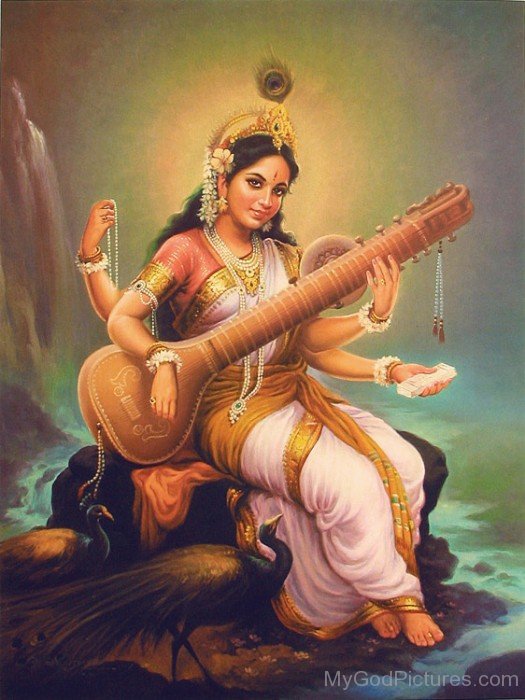 Image Of Goddess Saraswati