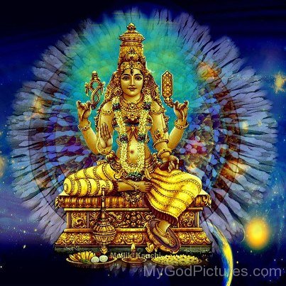 Image Of Golden Tripura Sundari