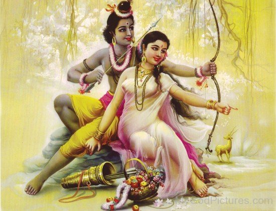 Image Of Lord Rama And Goddess Sita