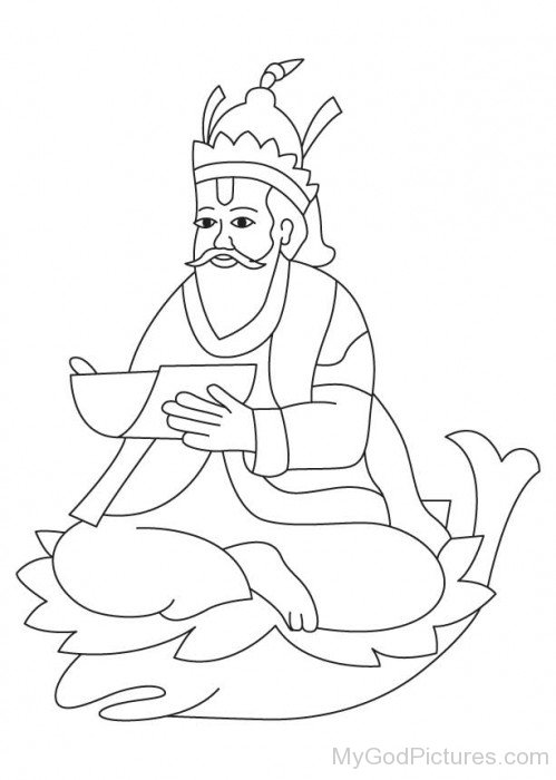 Jhulelal Sketch