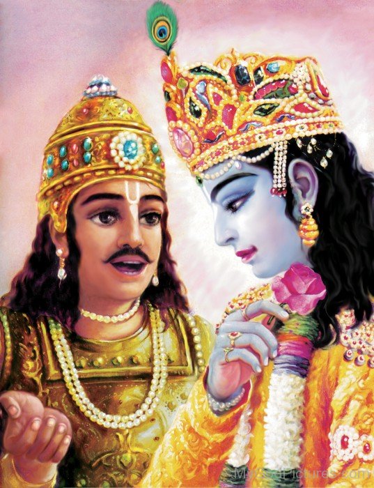 Lord Krishna And Arjuna