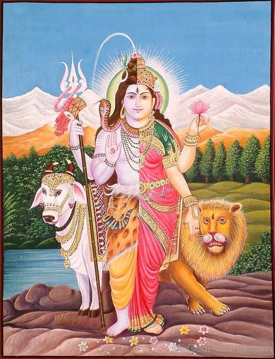 Lord Ardhanarishvara Image