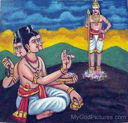 Lord Brahma And Lord Subrahmanya