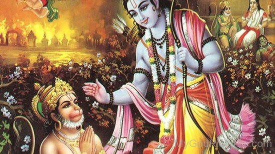 Lord Hanuman Greetings Lord Rama