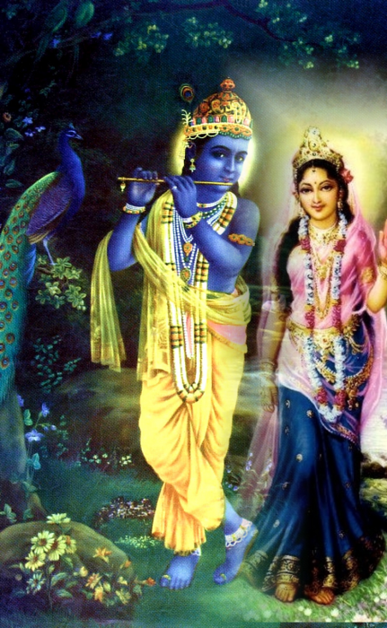 Lord Krishna And Goddess Radha Picture