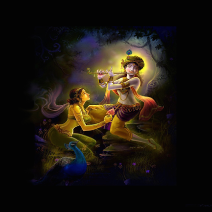 Lord Krishna And Radha Photo