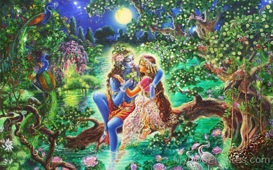 Lord Krishna And Radha Picture