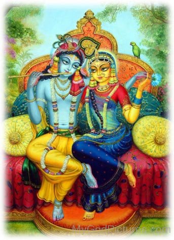 Lord Krishna And Radha Rani