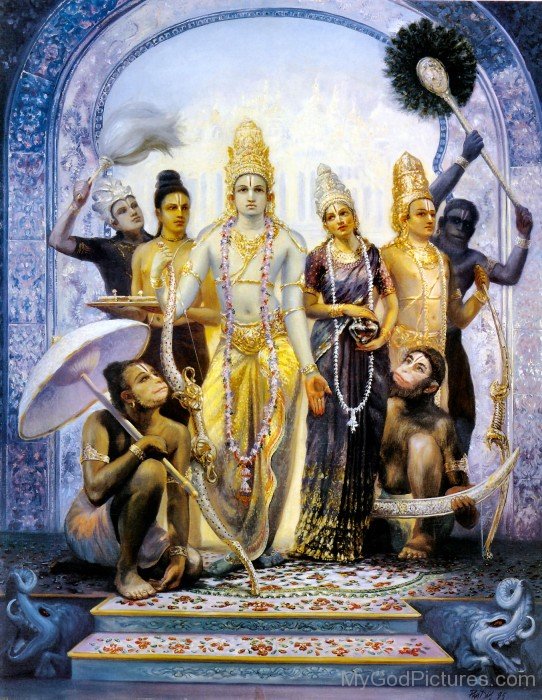 Lord Rama And Goddess Sita