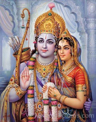 Lord Rama And Goddess Sita