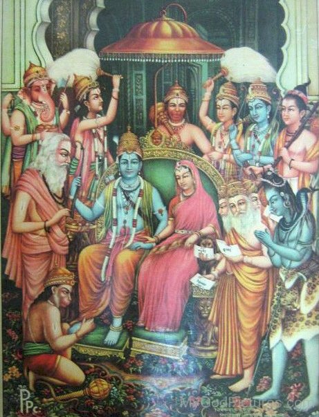 Lord Rama And Sita