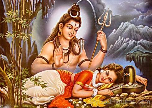 Lord Shiva And Goddess Parvati