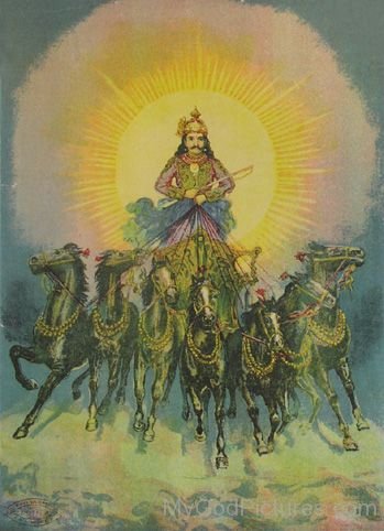 Lord Surya Painting
