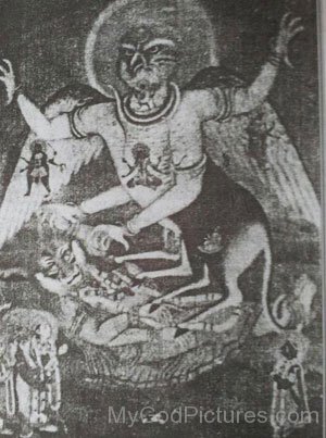 Old Picture Of Akash Bhairav